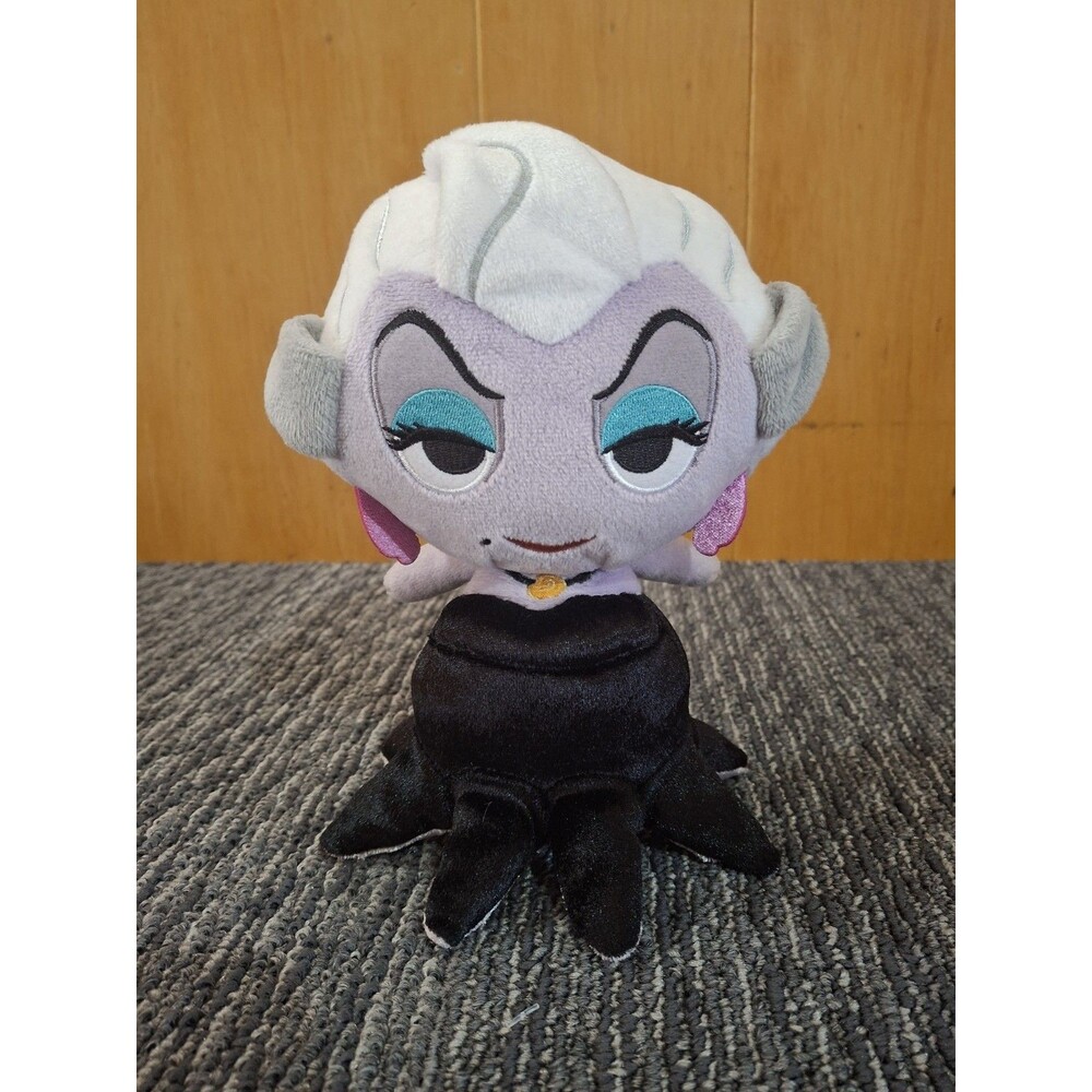 Disney 6" URSULA Plush Doll Little Mermaid Stuffed Plush, Stands Up